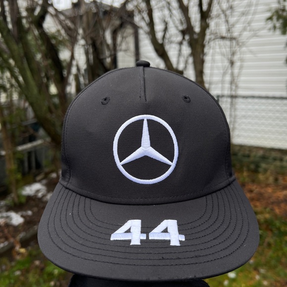 Classic Lewis Hamilton Mercedes Benz Petronas  Strap Back Hat - Picture 2 of 6